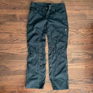 Black Kuhl Splash Roll-up Pants
